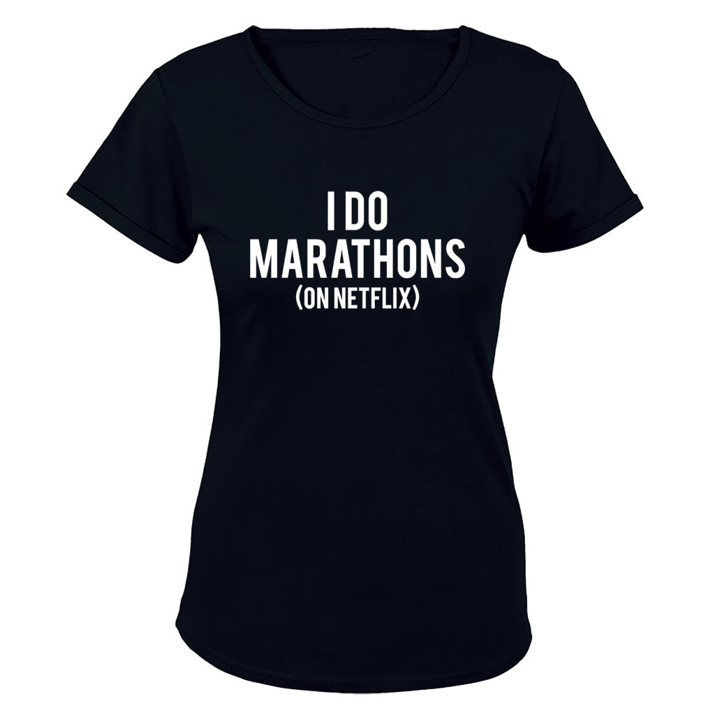 I Do Marathons - Ladies - T-Shirt - BuyAbility South Africa
