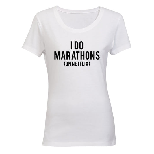 I Do Marathons - Ladies - T-Shirt - BuyAbility South Africa