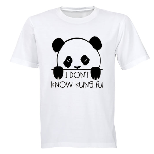 I Don t Know Kung Pu - Panda - Adults - T-Shirt - BuyAbility South Africa