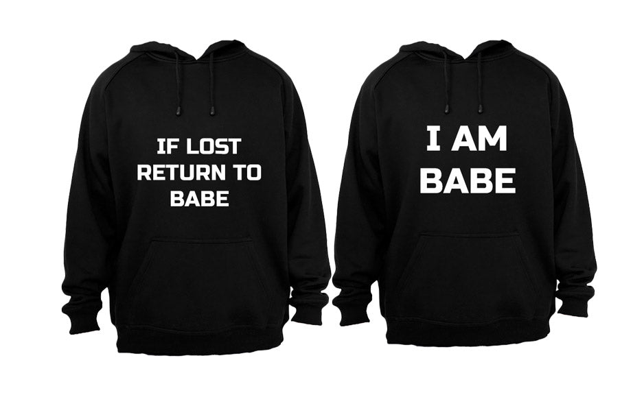 If Lost, Return to Babe - Couples Hoodies (1 Set) - BuyAbility South Africa