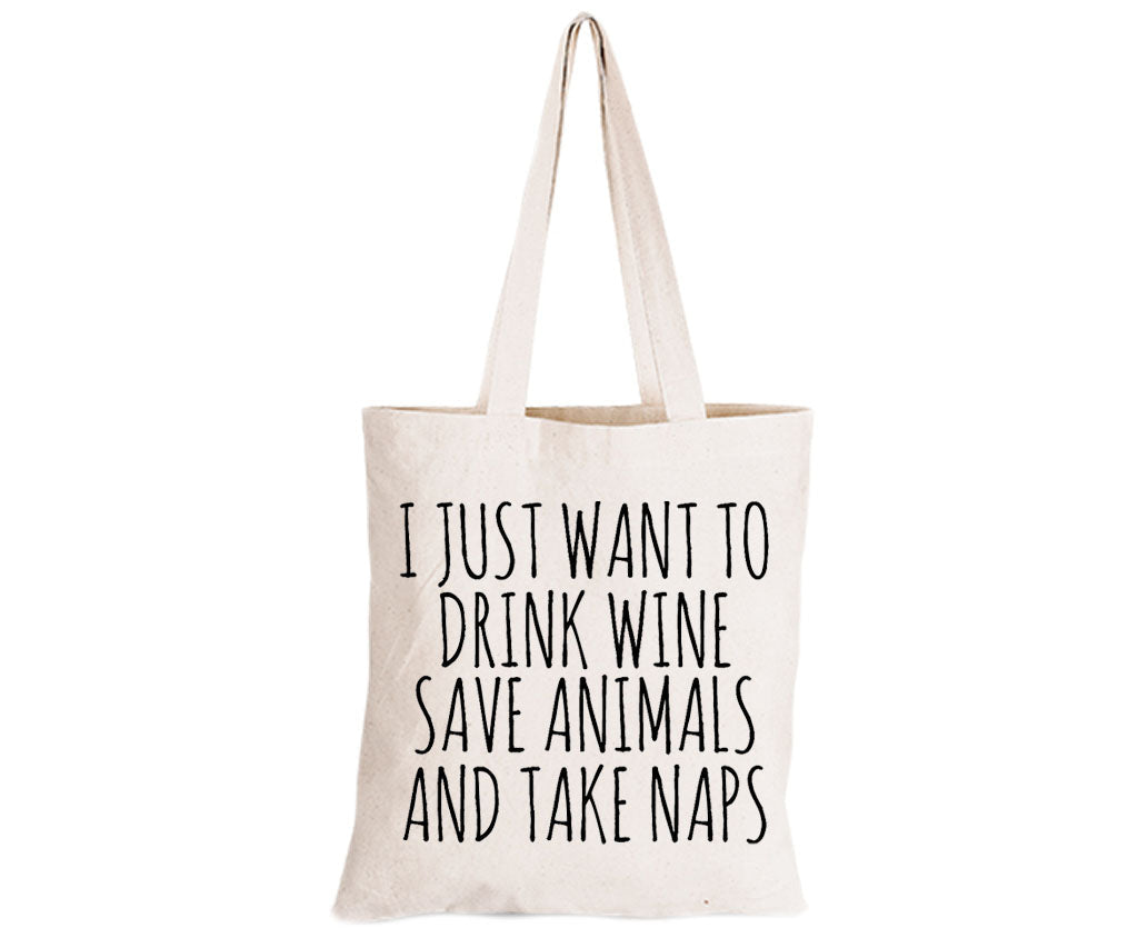 I Just Want To - Eco-Cotton Natural Fibre Bag - BuyAbility South Africa