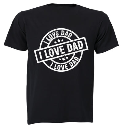 I Love DAD - Circular - Kids T-Shirt - BuyAbility South Africa