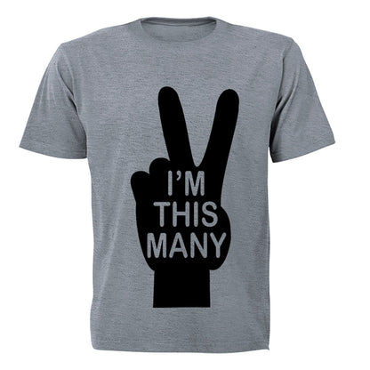 I m this many - TWO - Kids T-Shirt - BuyAbility South Africa