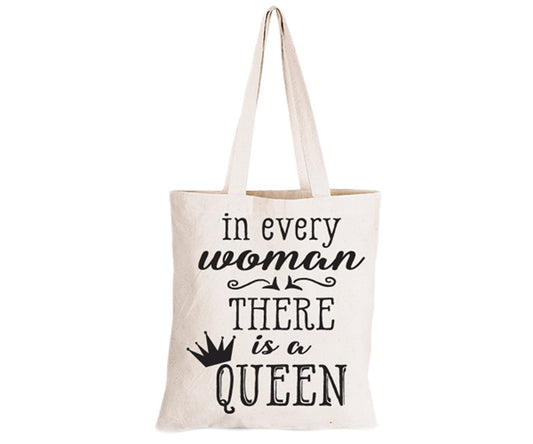 In every Women - there is a Queen - Eco-Cotton Natural Fibre Bag - BuyAbility South Africa