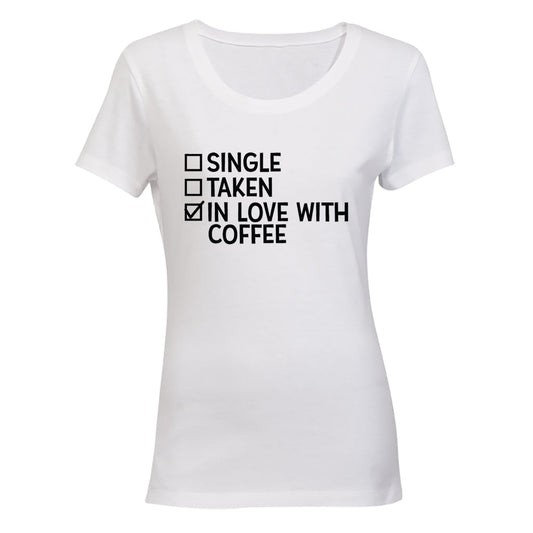In Love With Coffee - Valentine - Ladies - T-Shirt - BuyAbility South Africa