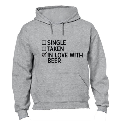 In Love With BEER - Valentine - Hoodie - BuyAbility South Africa