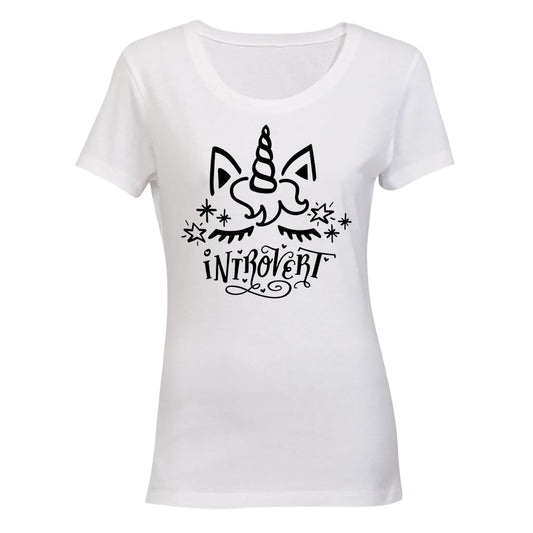 Introvert Unicorn - Ladies - T-Shirt - BuyAbility South Africa