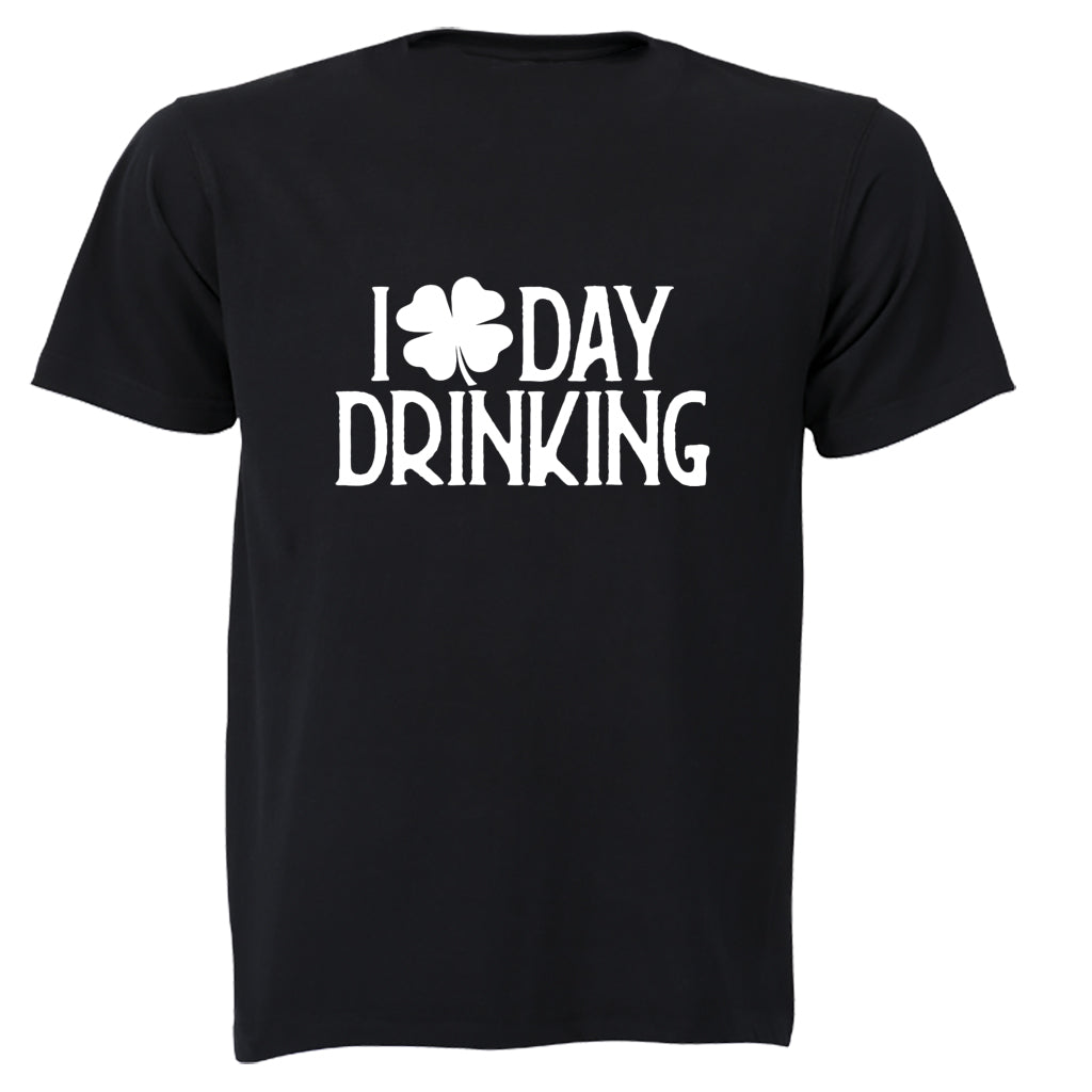 Irish Day Drinking - St. Patrick's Day - Adults - T-Shirt - BuyAbility South Africa