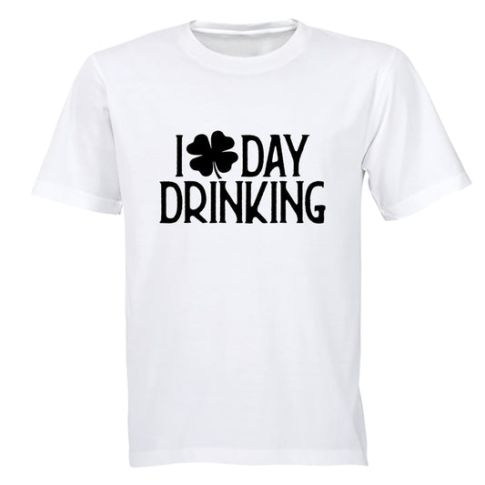 Irish Day Drinking - St. Patrick's Day - Adults - T-Shirt - BuyAbility South Africa