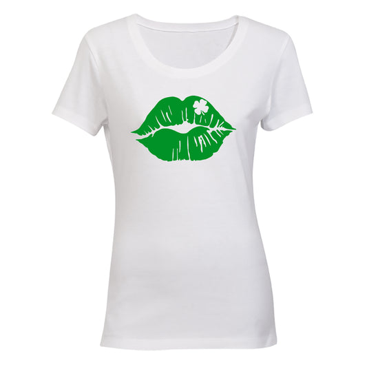 Irish Kiss - Lips - St. Patrick's Day - Ladies - T-Shirt - BuyAbility South Africa