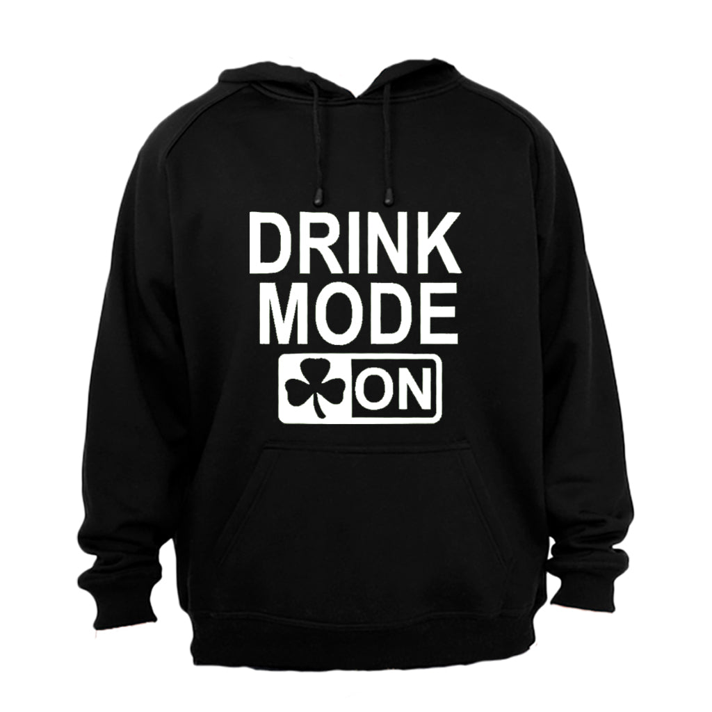 Drink Mode - St. Patrick's Day - Hoodie - BuyAbility South Africa