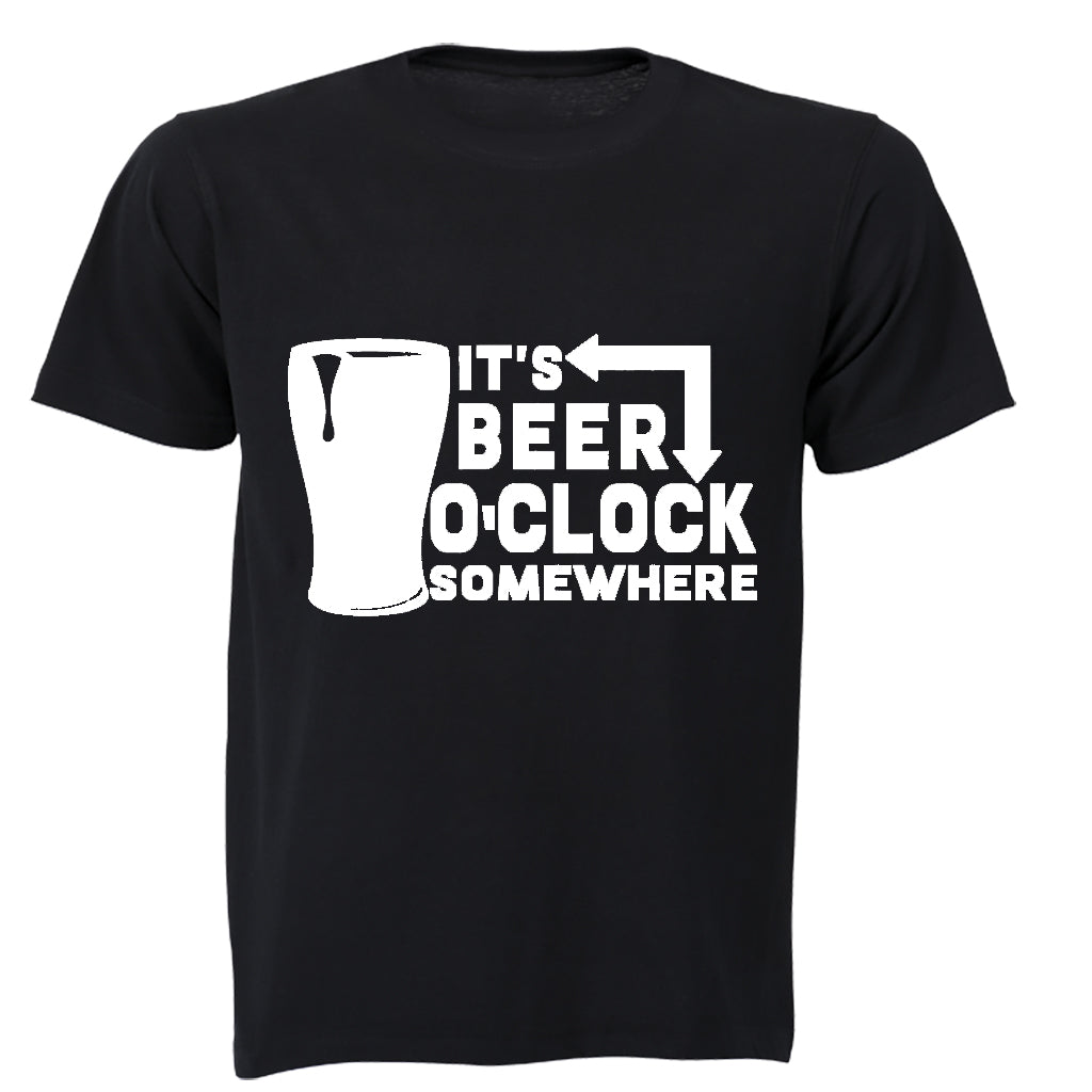 It s Beer O Clock Somewhere - Adults - T-Shirt - BuyAbility South Africa