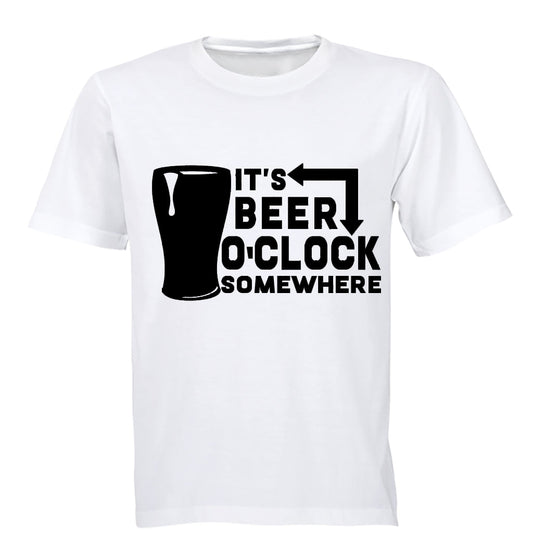 It s Beer O Clock Somewhere - Adults - T-Shirt - BuyAbility South Africa