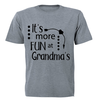 It's More Fun at Grandma's - Kids T-Shirt - BuyAbility South Africa