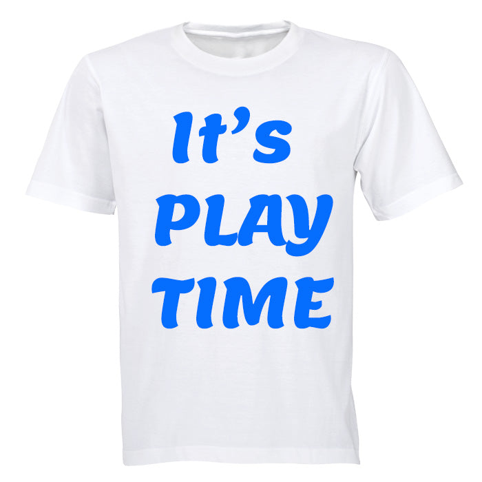 It's Play Time - Blue - Kids T-Shirt - BuyAbility South Africa