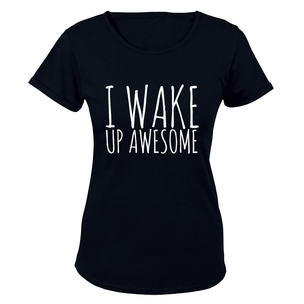 I Wake Up Awesome - Ladies - T-Shirt - BuyAbility South Africa