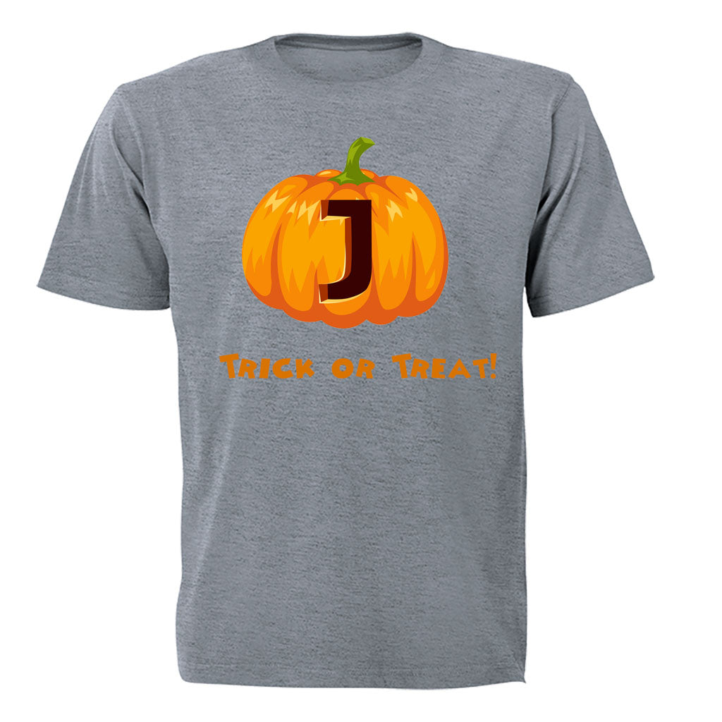 J - Halloween Pumpkin - Kids T-Shirt - BuyAbility South Africa