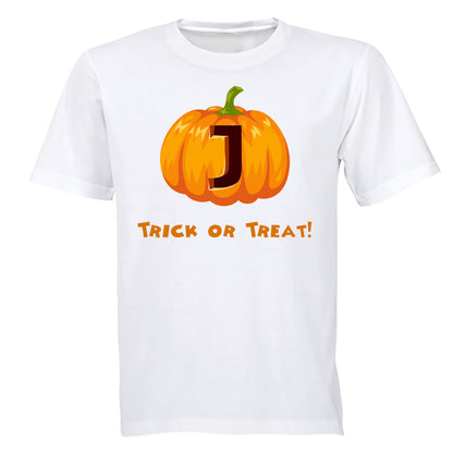 J - Halloween Pumpkin - Kids T-Shirt - BuyAbility South Africa