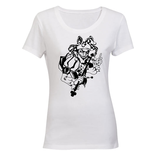 Jester - Halloween - Ladies - T-Shirt - BuyAbility South Africa