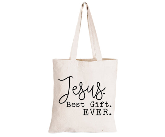 Jesus - Best Gift Ever - Eco-Cotton Natural Fibre Bag - BuyAbility South Africa