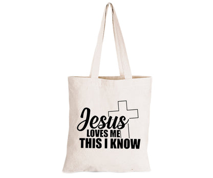 Jesus Loves Me - Eco-Cotton Natural Fibre Bag - BuyAbility South Africa