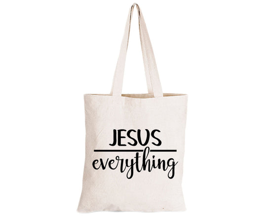 Jesus Over Everything - Eco-Cotton Natural Fibre Bag - BuyAbility South Africa