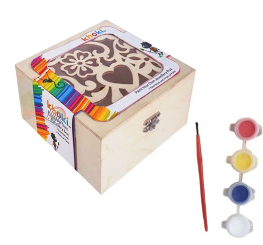 Wooden Jewellery Box - Paint Your Own