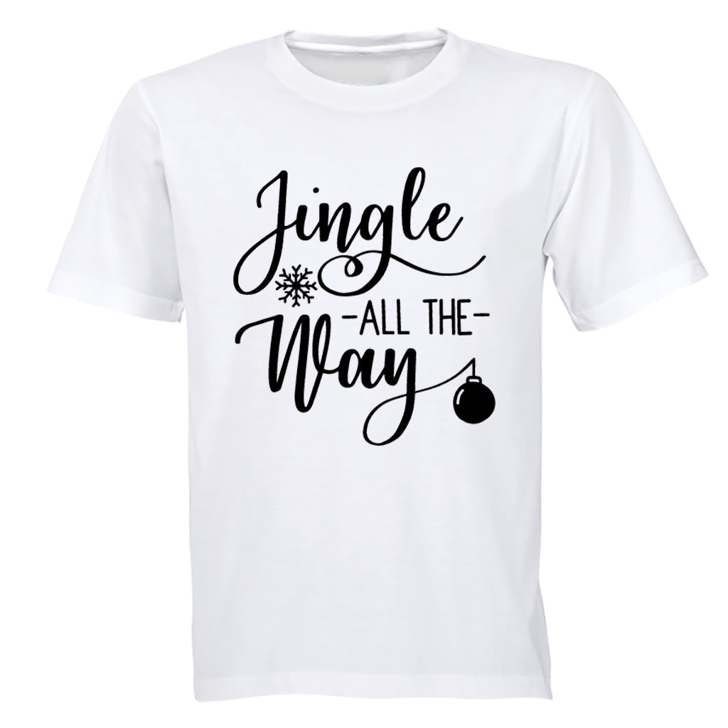 Jingle All The Way - Christmas - Adults - T-Shirt - BuyAbility South Africa
