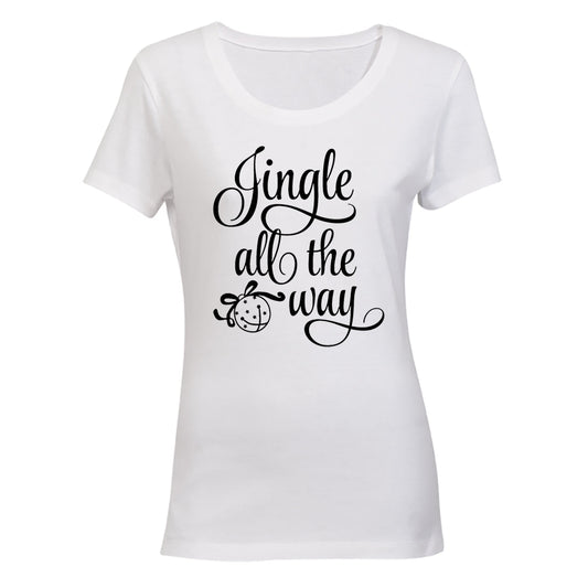 Jingle All The Way - Christmas - Ladies - T-Shirt - BuyAbility South Africa