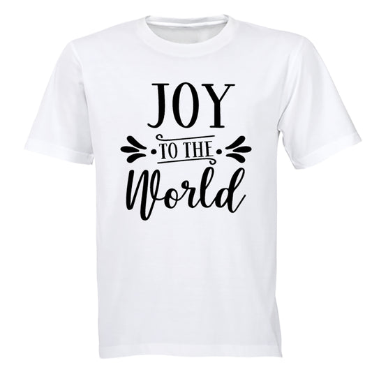 Joy to the World - Christmas - Adults - T-Shirt - BuyAbility South Africa