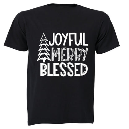 Joyful. Merry - Christmas - Kids T-Shirt - BuyAbility South Africa