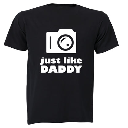 Just Like Daddy - Camera - Kids T-Shirt - BuyAbility South Africa
