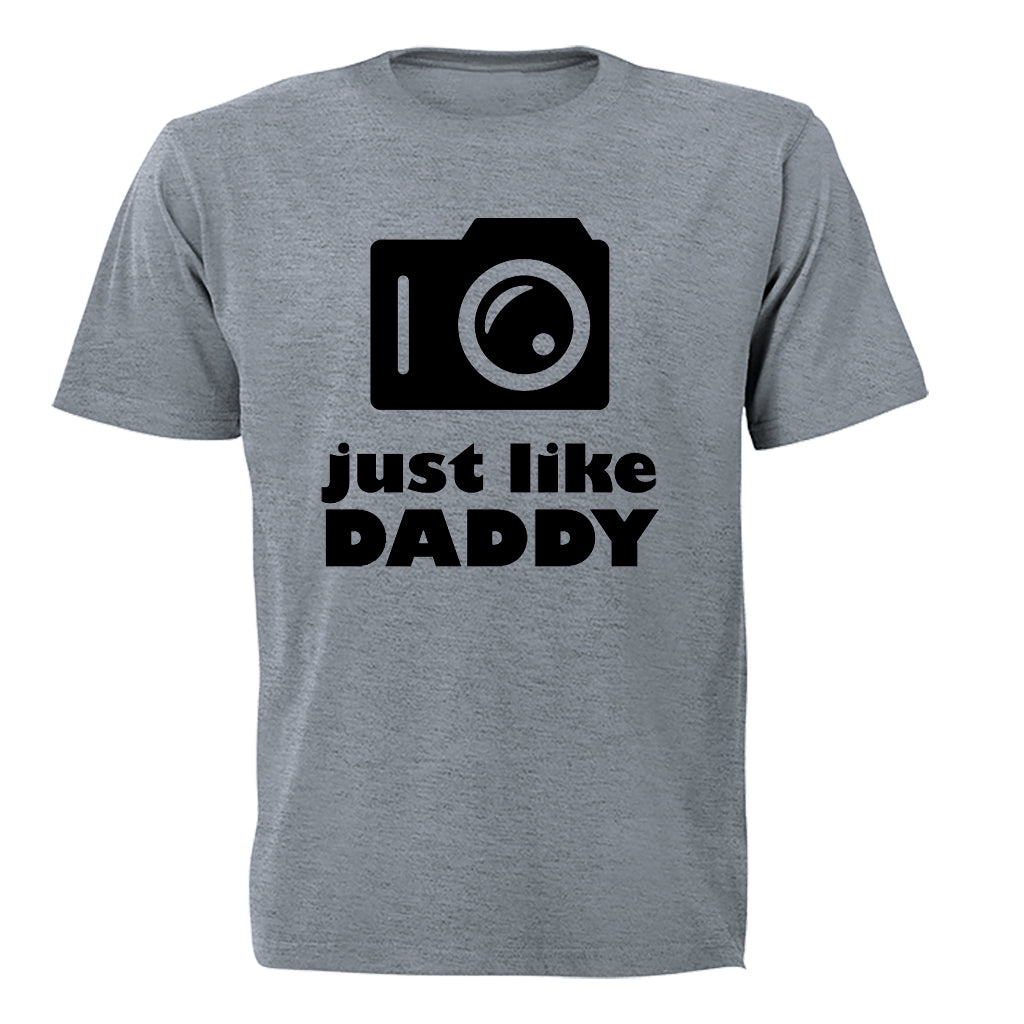 Just Like Daddy - Camera - Kids T-Shirt - BuyAbility South Africa
