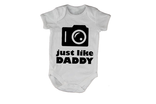 Just Like Daddy - Camera - Baby Grow - BuyAbility South Africa