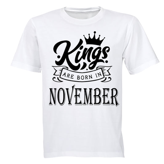 Kings Are Born in November - Kids T-Shirt - BuyAbility South Africa