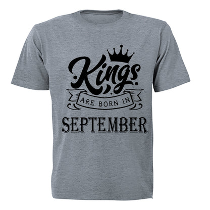 Kings Are Born in September - Adults - T-Shirt - BuyAbility South Africa