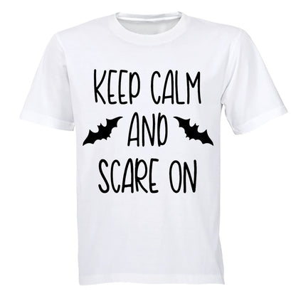 Keep Calm and Scare On - Adults - T-Shirt - BuyAbility South Africa