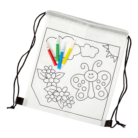 Kids Colouring In Drawstring Bag - BuyAbility South Africa