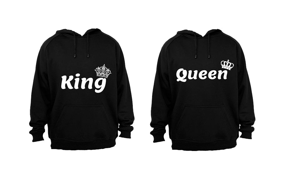King and Queen - Couples Hoodies (1 Set) - BuyAbility South Africa