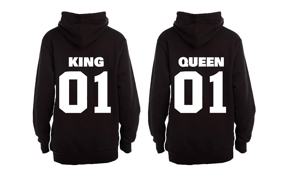 King and Queen 01 - Couples Hoodies (1 Set) - BuyAbility South Africa