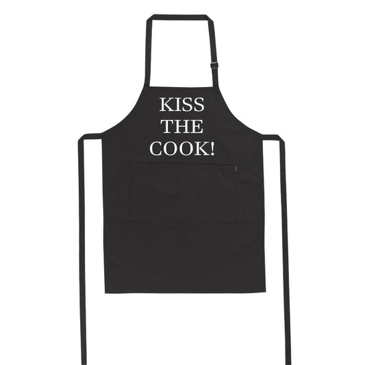 Kiss the Cook - White Text - Apron - BuyAbility South Africa