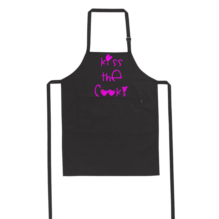 Kiss the Cook - Pink Text - Apron - BuyAbility South Africa