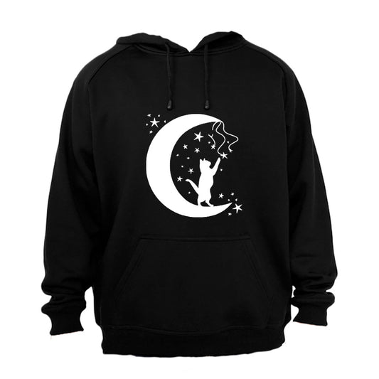 Kitten on the Moon - Hoodie - BuyAbility South Africa