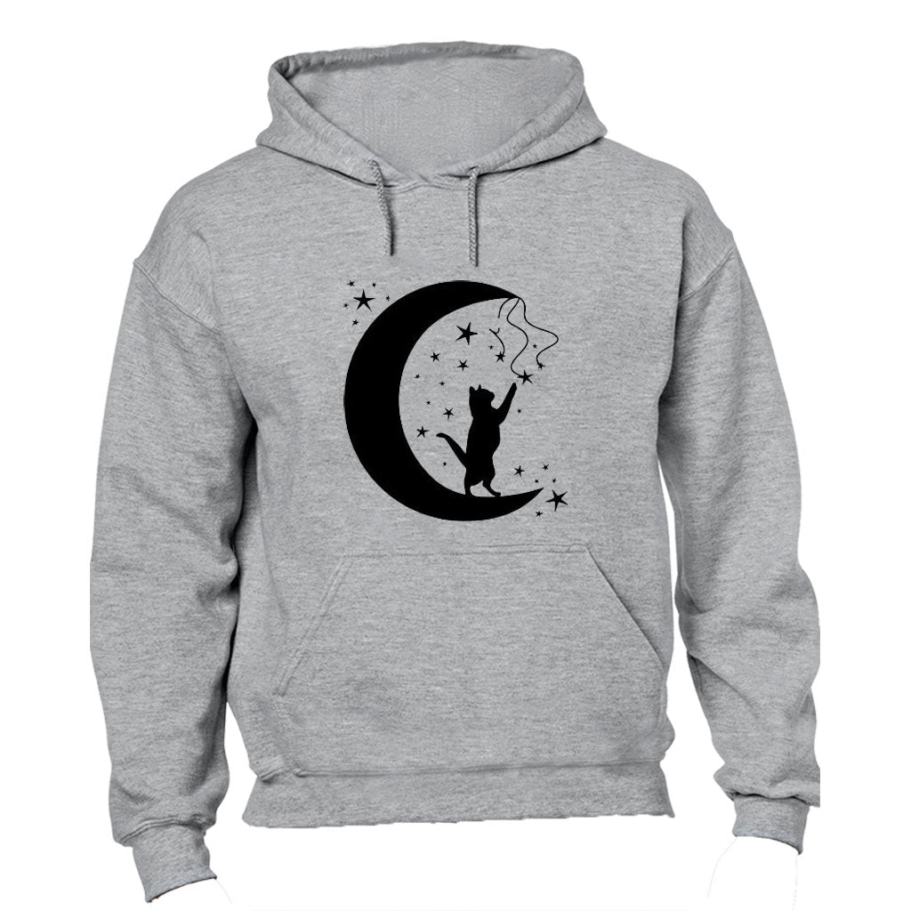 Kitten on the Moon - Hoodie - BuyAbility South Africa