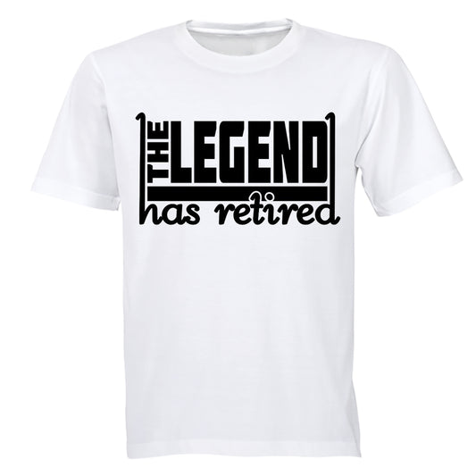 Legend Has Retired - Adults - T-Shirt - BuyAbility South Africa