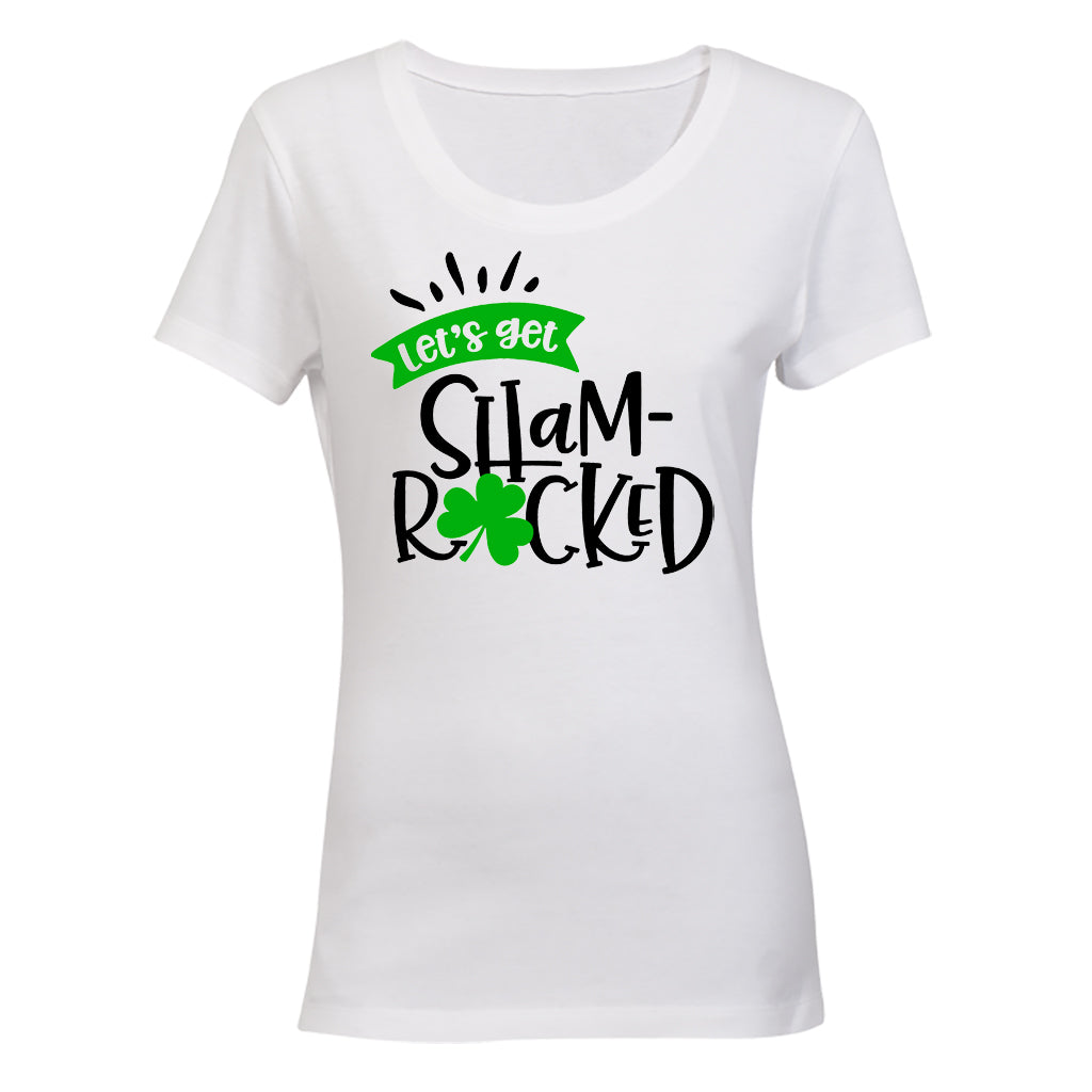 Sham Rocked! - St. Patrick's Day - Ladies - T-Shirt - BuyAbility South Africa