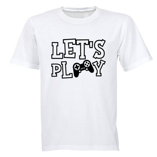 Let s Play - Gamer - Kids T-Shirt - BuyAbility South Africa