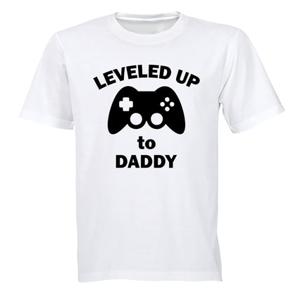Leveled Up To DADDY - Adults - T-Shirt - BuyAbility South Africa