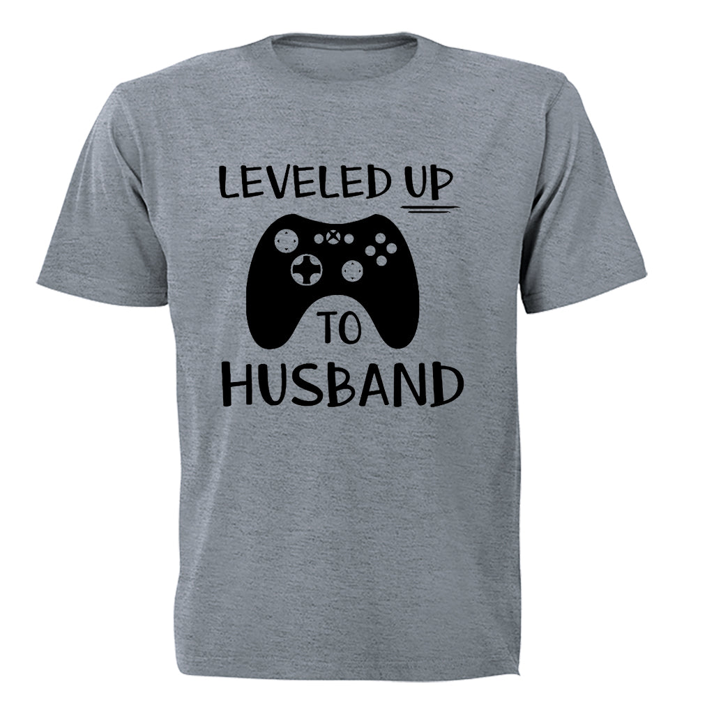 Leveled Up To Husband - Gamer - Adults - T-Shirt - BuyAbility South Africa