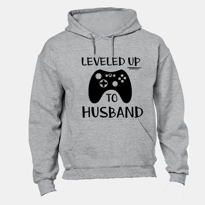 Leveled Up To Husband - Gamer - Hoodie - BuyAbility South Africa